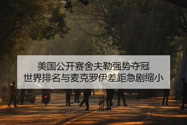 美国公开赛舍夫勒强势夺冠 世界排名与麦克罗伊差距急剧缩小